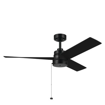 Kichler 300375 Spyn Lite 52'' 3 Blade Indoor Ceiling Fan - Black