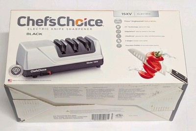 Chef's Choice 15XV 3-Stage Electric Knife Sharpener Diamond EdgeSelect Trizor