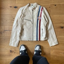 Giacca pelle Golfo stile Alexander Mcqueen vintage taglia L donna