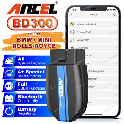 ANCEL BD300 For BMW Mini All System Bluetooth OBD2 Scanner Car Diagnostic Tool