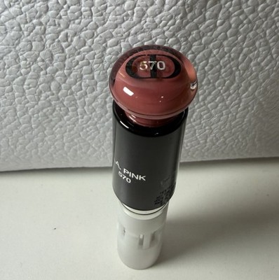 RARE CHRISTIAN DIOR  DIOR ADDICT LIPSTIC LACQUER Stick # 570 LA PINK + 1 sample