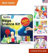 Comprehensive 150 Experiment Kids Science Kit - Perfect Birthday Educational Toy