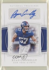 2019 Panini National Treasures Holo Silver 10/25 Ryan Connelly #124 Auto 1u6