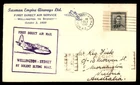 Mayfairstamps New Zealand Flight 1950 Wellington to Sydney Direct Slying Boat Co