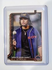 2025 Topps Series 1 CJ Stroud First Pitch Minute Maid Park FP-10