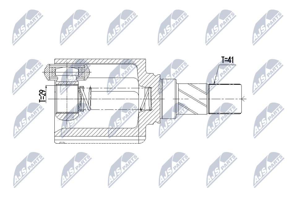 Fits NTY NPW-ME-167 INNER CV JOINT ⭐UK Stock⭐ - Image 10