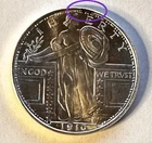 STANDING LIBERTY SILVER ROUND 1 OZ .999 PURE SILVER IN A CAPSULE , SEE PICs @1