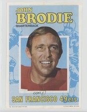 1971 Topps Football Pin-Ups John Brodie #18 0e7