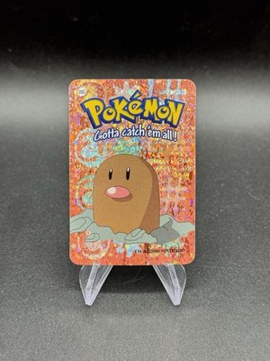 Diglett Holo Pokemon Vintage 2000 Vending Prism Sticker Nintendo Rare