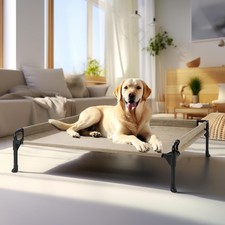 Elevated Raised Dog Bed-Cooling Outdoor Dogs Cots Bed for Large Sized Dogs Th...