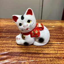 Tirelire rétro japonaise pour chat Showa porte-bonheur