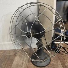 Vtg EMERSON ELECTRIC 16" OSCILLATING FAN TYPE 79648-AP-G 3 Speed Works Rotates