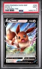 2020 POKEMON SWSH BLACK STAR PROMO V POWERS TINS #065 EEVEE V PSA 9