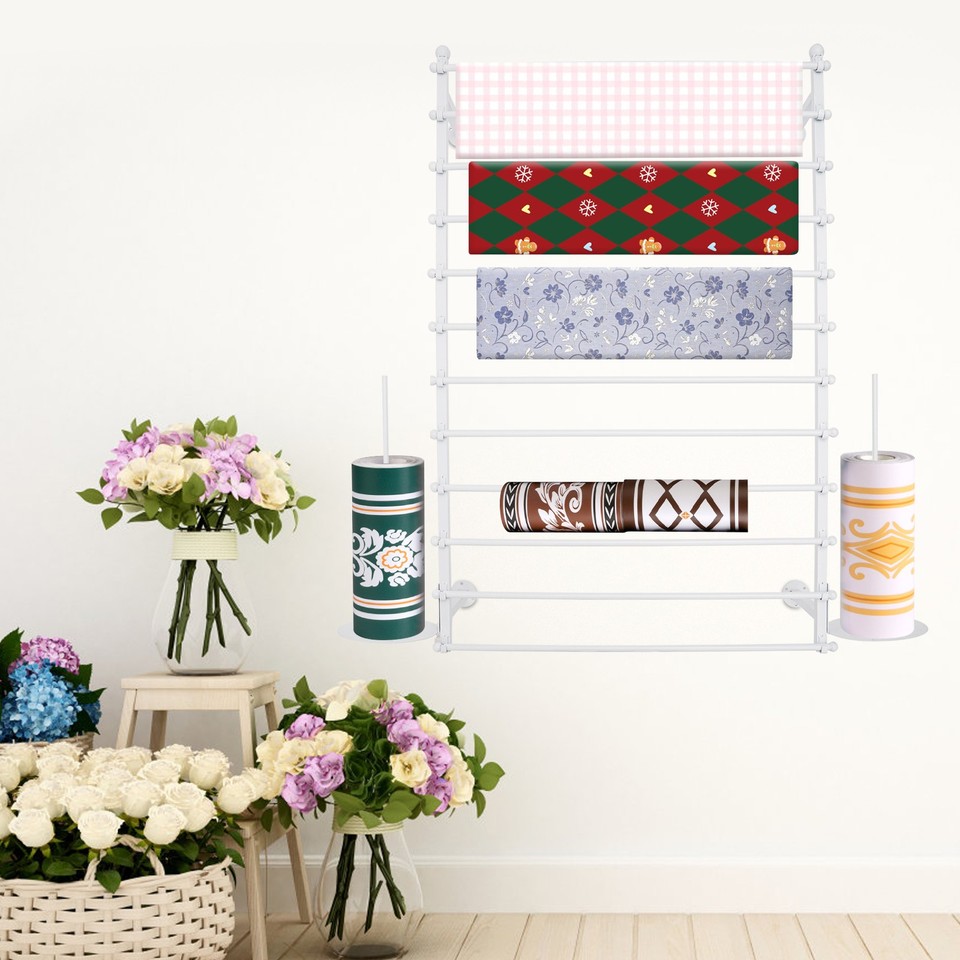 Wall Mounted Scarf Rack, Wall Display Rack, Towels Storage Rack | eBay
