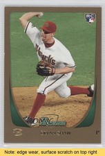 2011 Bowman Draft Gold Bryan Shaw #42 READ 0a1