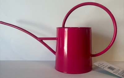 Gardman PINK metal water can .5 gallon / 2 Liter