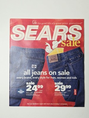 Sears 2000 All Jeans Sale Craftsman Tools Holiday Circular Catalog 64 Pages