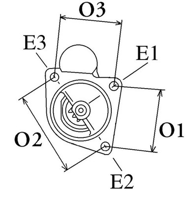 HC-Cargo Anlasser Starter F 032 115 698 12V für RENAULT MEGANE 3 DZ0 BZ0 KZ0 BR0