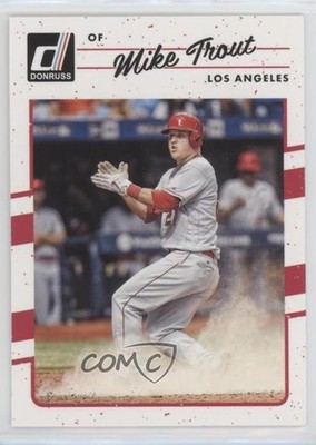 2017 Panini Donruss Variation Mike Trout (Clapping) #104 0r1e