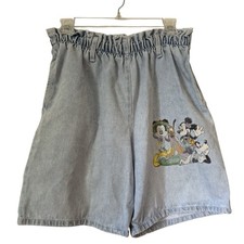 Vintage Mickey Unlimited Jerry Leigh High Rise Denim Shorts Size Medium