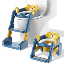 3-in-1 Potty Training Seat with Step Stool Ladder for Boys Girls