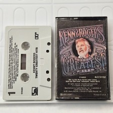 Kenny Rogers Twenty Greatest Hits Cassette 1983 Liberty Records RCA