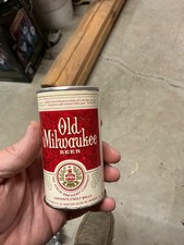 Very cool Old Miwaukee 2 golf ball can circa 1970's with 2 golf balls Steel can