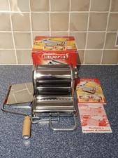 Imperia Hand Crank Pasta Maker Machine - Stainless Steel - Made in Italy