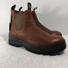 Polo Ralph Lauren Oslo Chelsea Boot Brown Me Size 9.5 Leather Ankle 11721 NWT