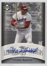 2005 Upper Deck Classics League Leaders Auto Frank Howard #LL-FH Auto