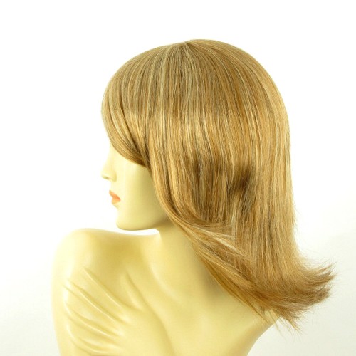 Perruque femme mi-longue blond foncé méché blond clair NEIGE F27613 - Imagen 3 de 7