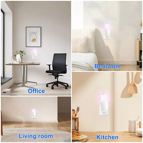 2PCS Plug-in Mosquito Killer UV Light, Killer for Mosquitos Flying Insect Trap - Picture 8 of 21