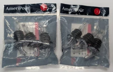 (Pack of 6) Measured Liquor Pourers, 1.25 oz, Clear Spout w/ Clear Tail Pourer