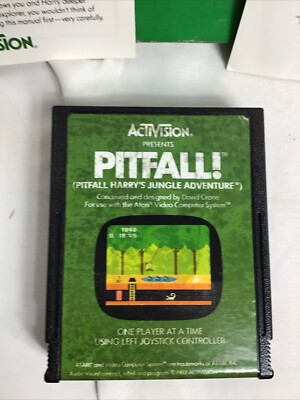 Pitfall Atari 2600 & Activision 1982 In Box with Instruction