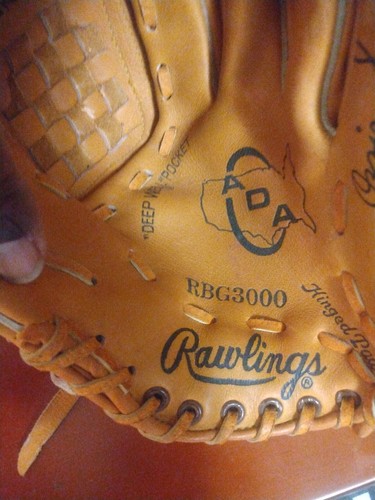Genuine Vintage Leater Rawlings Signature Ozzie Smith Glove - Picture 6 of 7