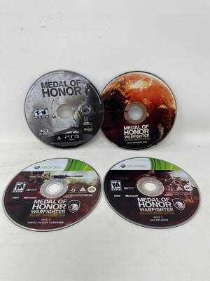 Medal of Honor Disc Lot Of 4 PS3 Warfighter Disc 1 & 2 Documentary