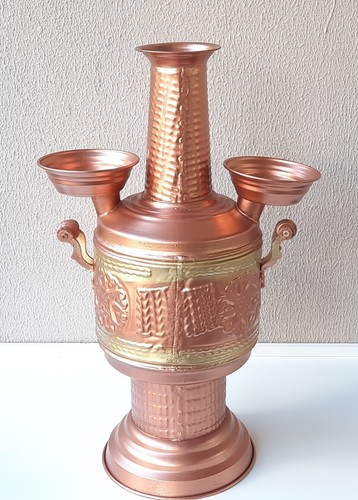 Samovar rame, bollitore urna tè, scaldabagno con legna antracite, stufa per tenda 5lt - Foto 6 di 11