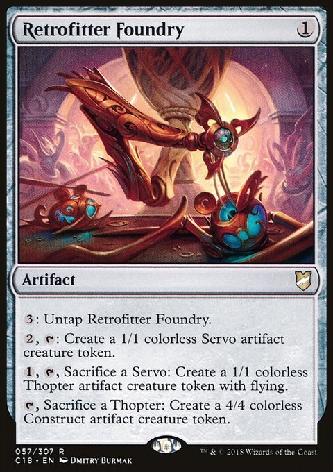 Magic the Gathering MTG Retrofitter Foundry (57) Commander 2018   LP