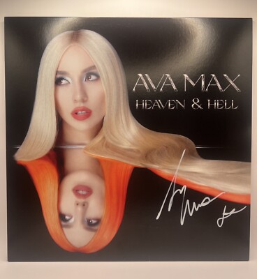 AVA MAX SIGNED HEAVEN AND HELL VINYL LP - BECKETT COA
