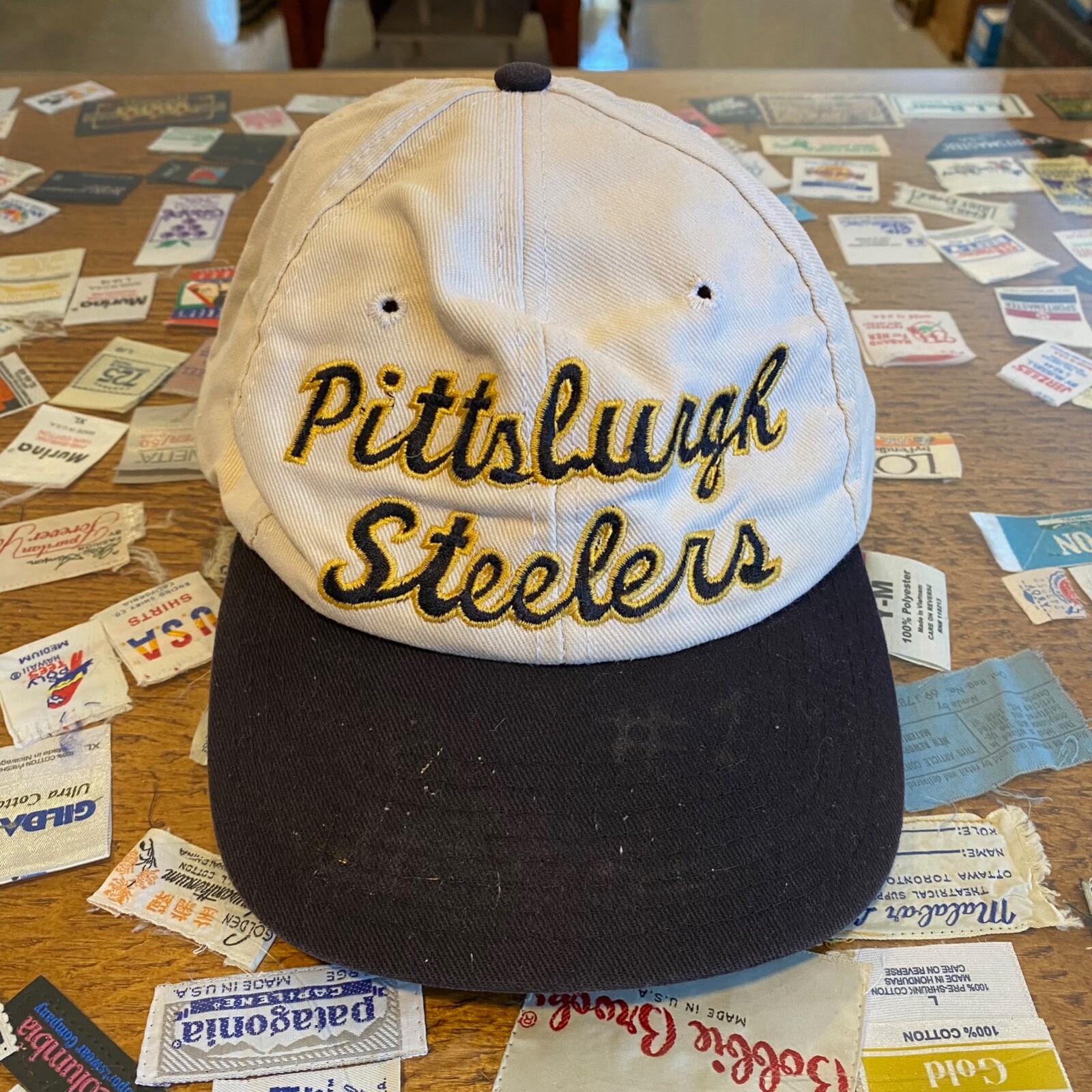 1990s Pittsburgh Steelers Starter Script Snapback Vin… - Gem