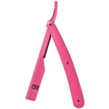 BARBER SALON BEAUTY L3VEL3 LEVEL 3 MEN SHAVING FOLDING STRAIGHT RAZOR PINK