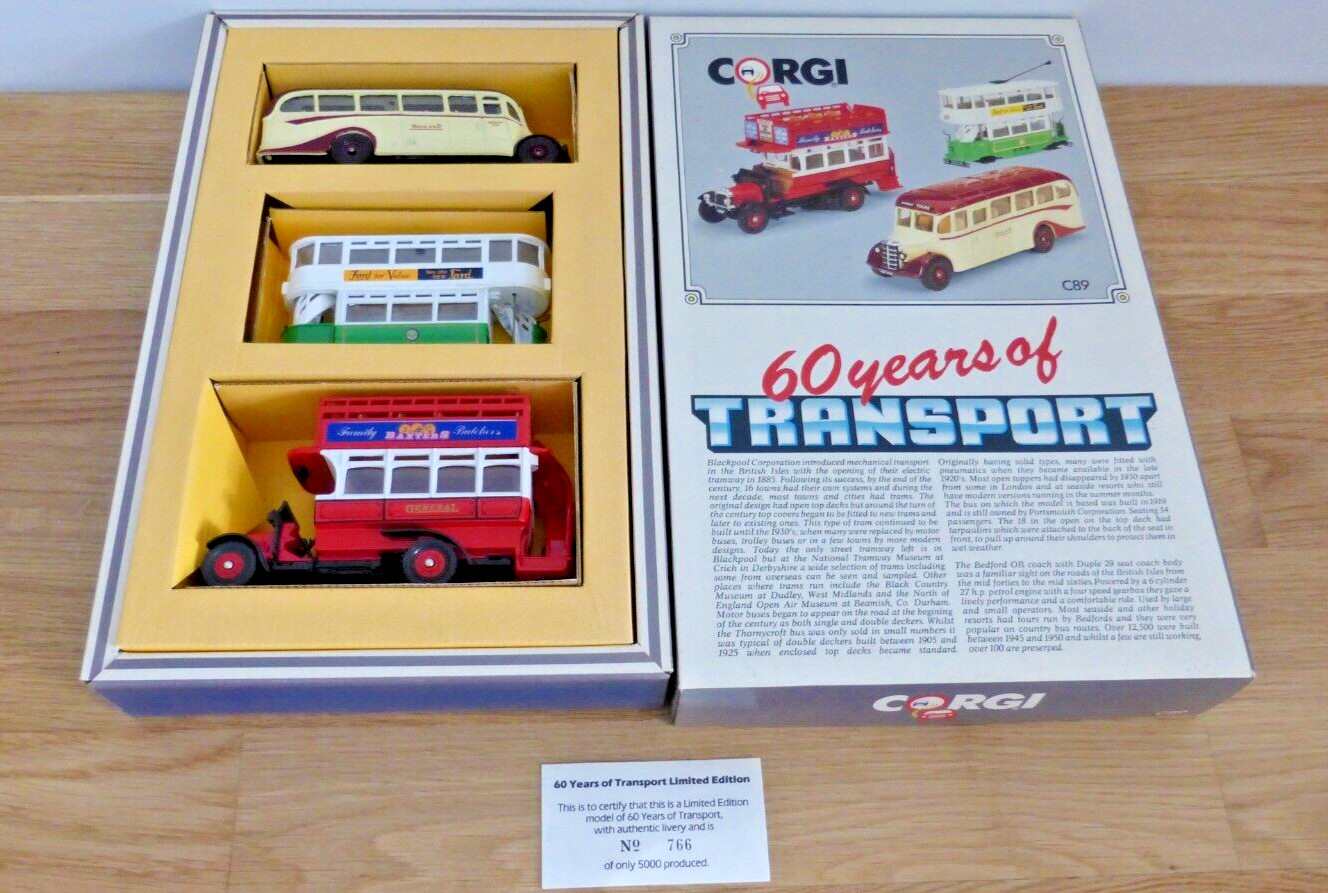 Corgi C89, 60 Years of Transport Set - Free Price Guide & Review