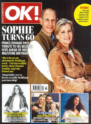 OK! Magazin: Prinz Edward, Herzogin Sophie, Prinzessin Kate, Maya Jama 20.1.25