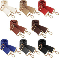 8 Packs Wide Purse Strap Replacement Shoulder Crossbody Straps Adjustable...