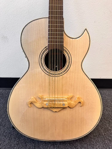 Rossetti Hand Crafted Mariachi 12-String Bajo Sexto Acoustic Electric Guitar