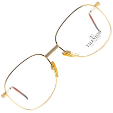 VALENTINO quiet luxury glasses vintage 80s gold frame metal oval