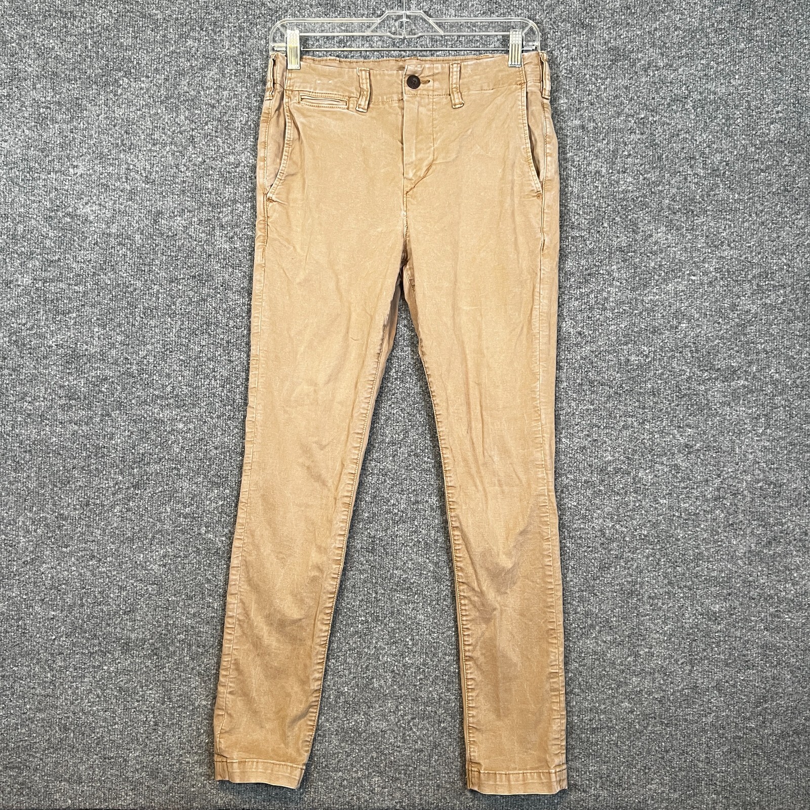 American Eagle Pants Mens 29×30 Beige Skinny Flex Straight Leg Chinos