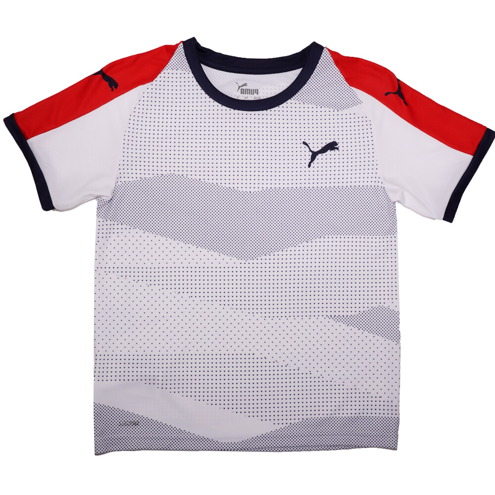 Футбольная майка Puma Kc с круглым вырезом и коротким рукавом для мальчиков Белый 70412934