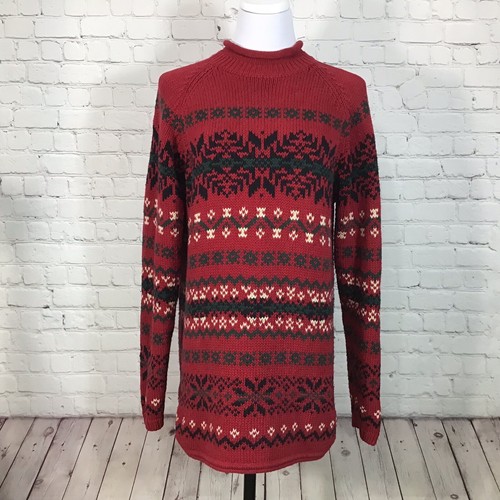 Vintage Eddie Bauer Red Christmas 
