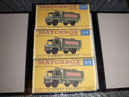 Matchbox Lesney - No11 Mecedes Scaffold Truck - Replica / Copy Box only - 第 5/5 張圖片